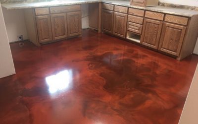 Creating a Statement Floor: Metallic System Installation in Dayton